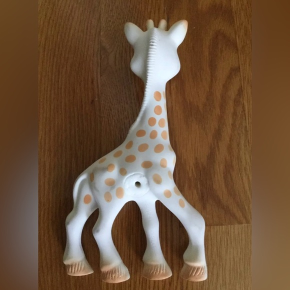 1960s Vintage Sophie The Giraffe Rubber Teething Squeaky Toy Baby Squeeze Retro - Picture 15 of 15